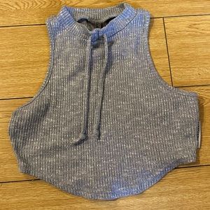 Gymshark - Gray Marl Slounge Top - Size Small